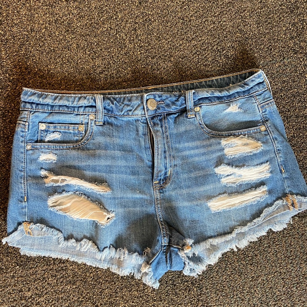 American eagle denim shorties